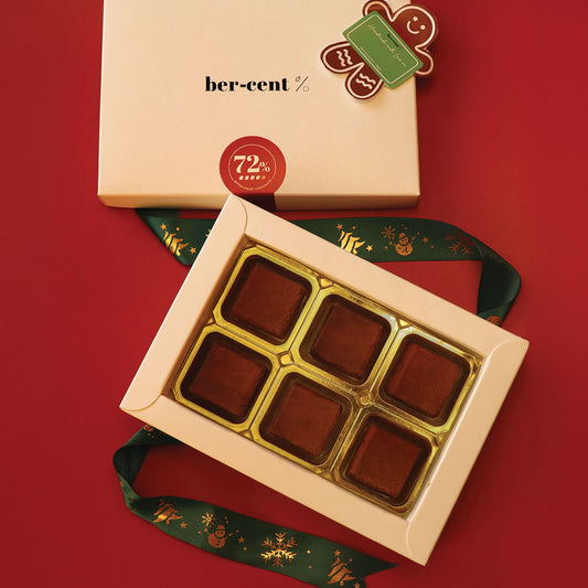 [BESTSELLER] 72 ber-cent% BITTER SWEET Dark Cube Chocolate [🤎🤎🤎🤎🩶]