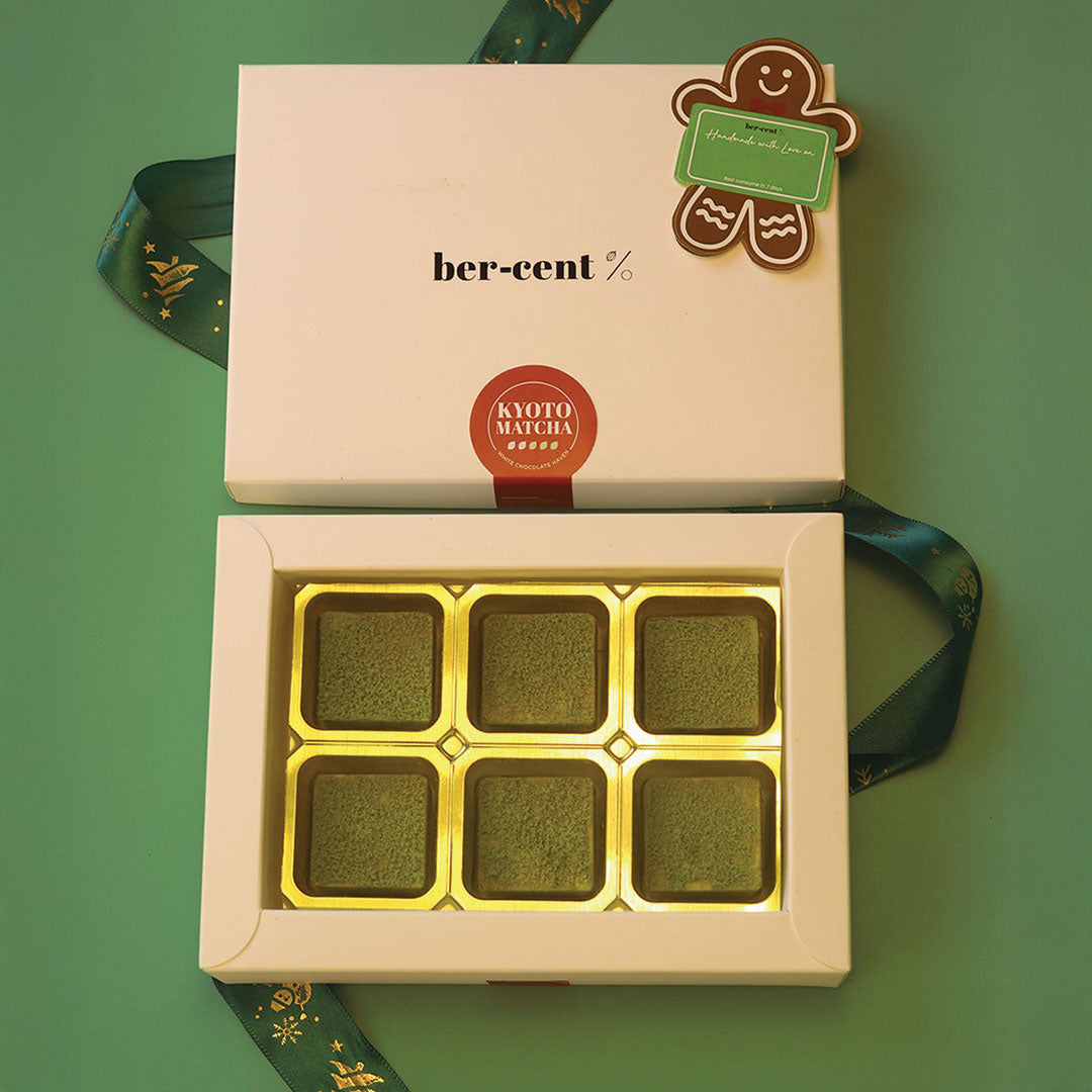 Kyoto Matcha ber-cent% White Chocolate [💚💚🩶🩶🩶]